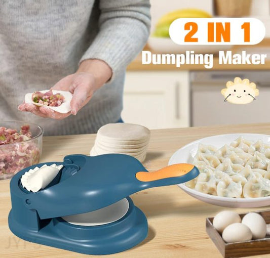 2 in 1 Samosa Maker, 2 In 1 Dumpling Wrapper Tool Food Grade Manual Dumpling Maker Mold