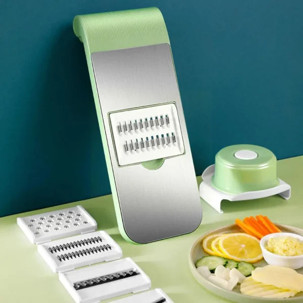 5 In 1 Stainless Steel Multifunctional Vegetable Slicer Cutter